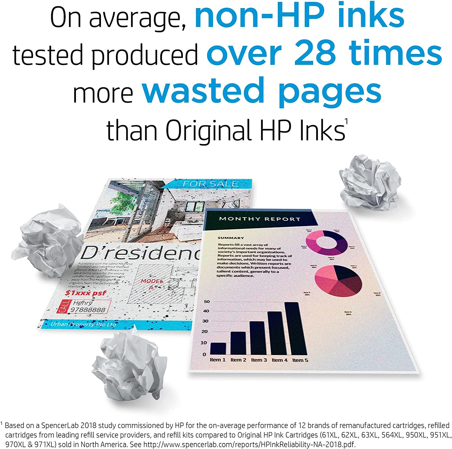 HP 65XL Tri-color High-yield Ink Cartridge | Works with HP AMP 100 Series, HP DeskJet 2600, 3700 Series, HP ENVY 5000 Series | Eligible for Instant Ink | N9K03AN - Image 8